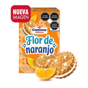 Galletas Clásicas Flor de Naranjo 4 paketines 600 g