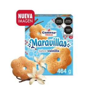 Galletas Gamesa Maravillas Vainilla 4 paketines 464 g