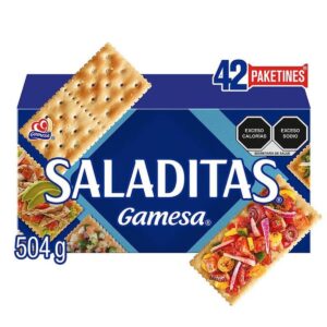 Galletas Gamesa  Saladitas Clásicas 42 Paketines