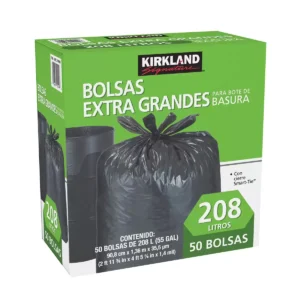 Kirkland Signature Bolsas para Bote de Basura 50 pzas de 208 l