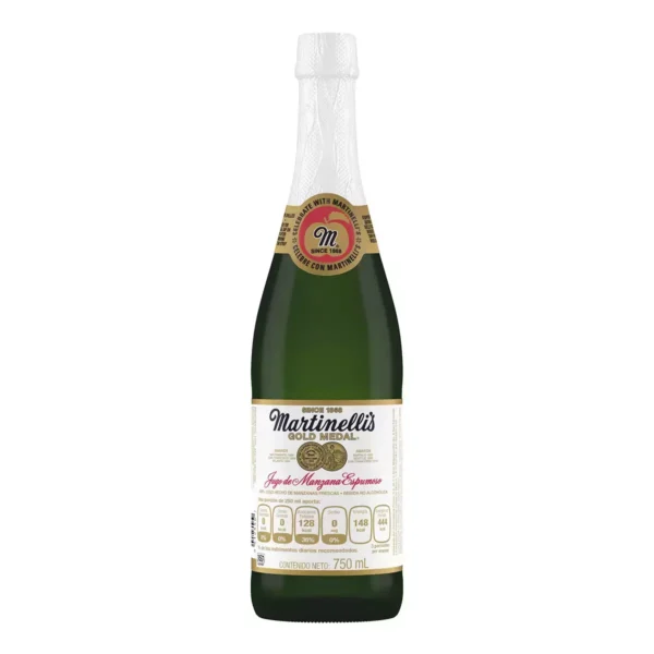 Martinelli's Jugo de Manzana Espumoso 4 pzas de 750 ml