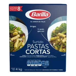 Barilla Surtido de Pastas Cortas 8 pzas de 500 g