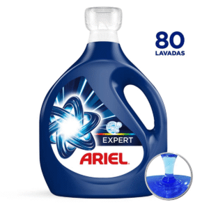 Ariel Expert Detergente Líquido Para Lavar Ropa Blanca y de Color 5 L