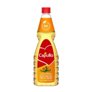 Aceite Comestible Puro de Cartamo 750 Ml