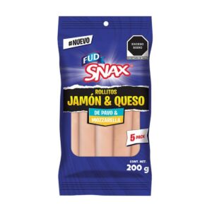 Fud Rollitos 5 Pack de Jamón de Pavo 200 g