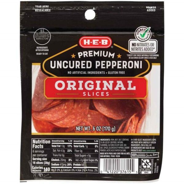 HEB Pepperoni Premium Original 170 11