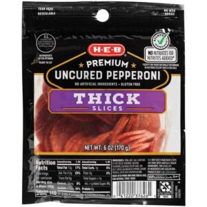 HEB Pepperoni Premium Corte Grueso 170 g