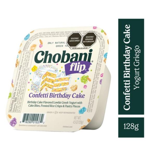 Chobani Yogurt Griego Flip Bday Cake 128 g