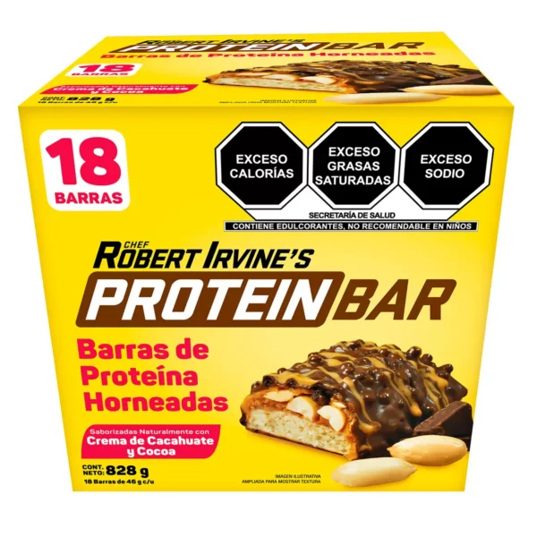 Chef Robert Irvine's Barras de Proteína Horneadas 18 pzas de 46 g