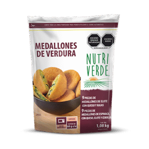 Nutriverde Medallones De Verdura 18 pzas