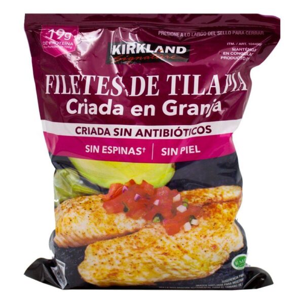 Kirkland Signature Filetes De Tilapia Sin Espinas Y Piel 2 kg