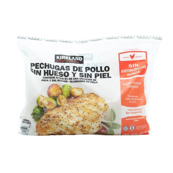 Kirkland Signature Pechuga De Pollo Sin Hueso Y Piel 2.94 kg