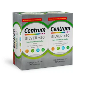 Multivitaminico Centrum Silver 2pack 100 tabletas c/u