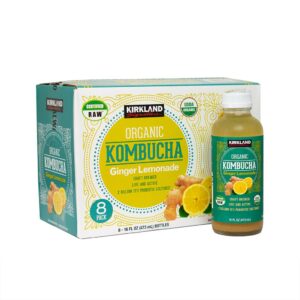 Kirkland Signature Kombucha Orgánica de Limon y Jengibre 8/473 ML