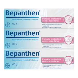 Bepanthen Dexpanthenol Pomada al 5% Cutánea 3 Tubos de 100g c/u