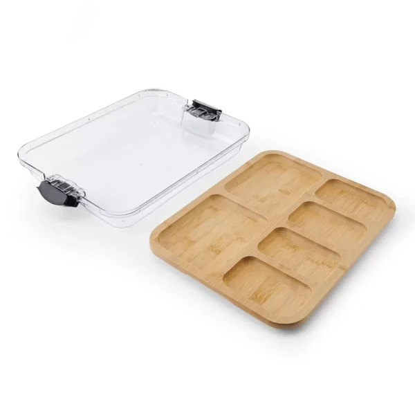 Sabatier Tabla de Servicio de Bambú con Tapa de Bloqueo - Image 2