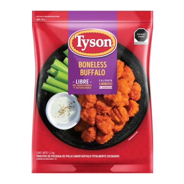 Tyson Boneless Bufalo De Pollo 1.2 kg