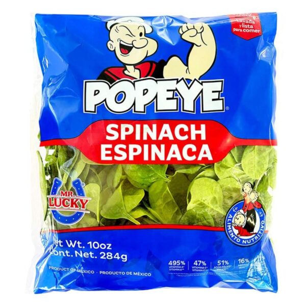 Espinaca Popeye Mr Lucky 284 g