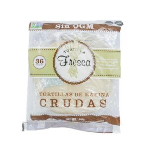 Tortillas De Harina Crudas 1.84 KG 36 PZAS