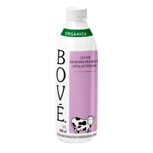 Bove Leche Fresca Semidescremada Deslactosada Organica 4/960 ML