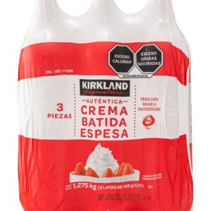 Kirkland Signature Crema Batida Espesa 3/425 ML