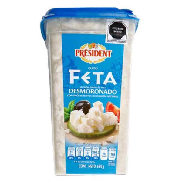 President Queso Feta Desmoronando 680g