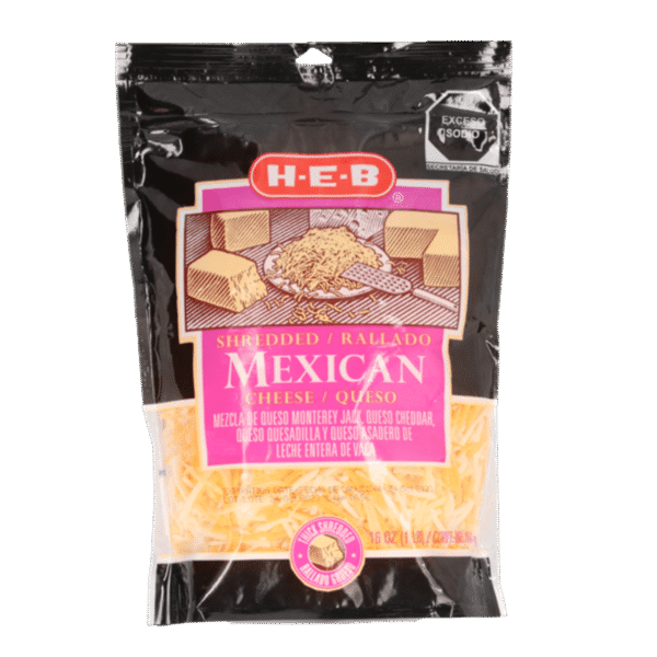HEB 4 Quesos Mexicanos Rallados 454 g
