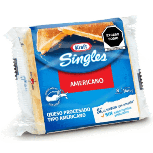 Queso Americano Kraft Singles 144 Queso American 144 g