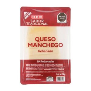 Queso Manchego Menonita Rebanado 200 Gr