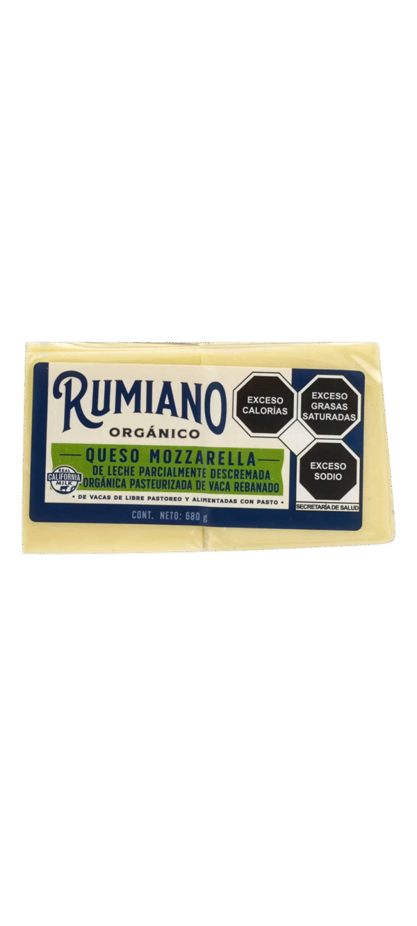 Rumiano Mozarella Rebanado 680 g