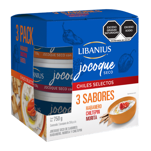 Libanius Jocoque Picante 3 De 250 g