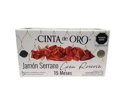Cinta De Oro Jamon Serrano Gran Reserva 10 De 100 g