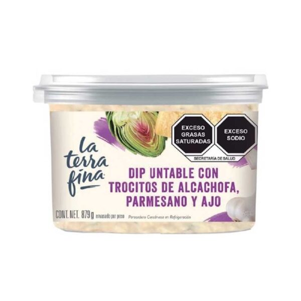 La Terra Fina Dip De Alcachofa Parmesano Y Ajo 879 g