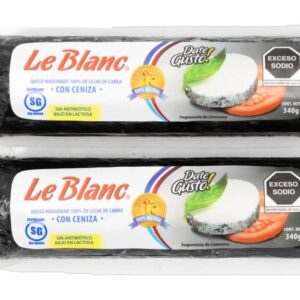 Le Blanc Queso De Cabra Con Ceniza 2 De 340 g