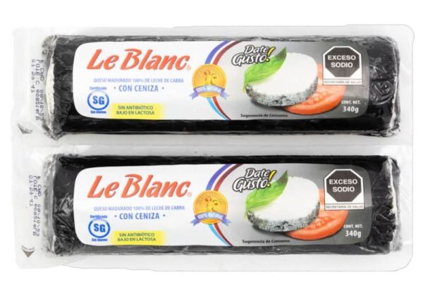 Le Blanc Queso De Cabra Con Ceniza 2 De 340 g