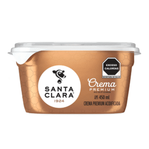 Crema Ácida Premium Pasteurizada Santa Clara 420 Ml