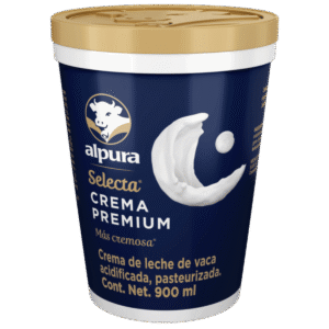 Crema Ácida Selecta Alpura Premium 900 ml