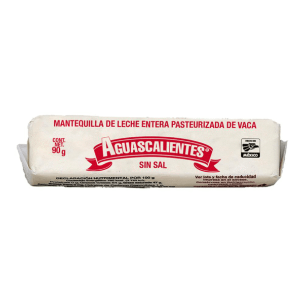 Aguascalientes Mantequilla Sin Sal 90 g