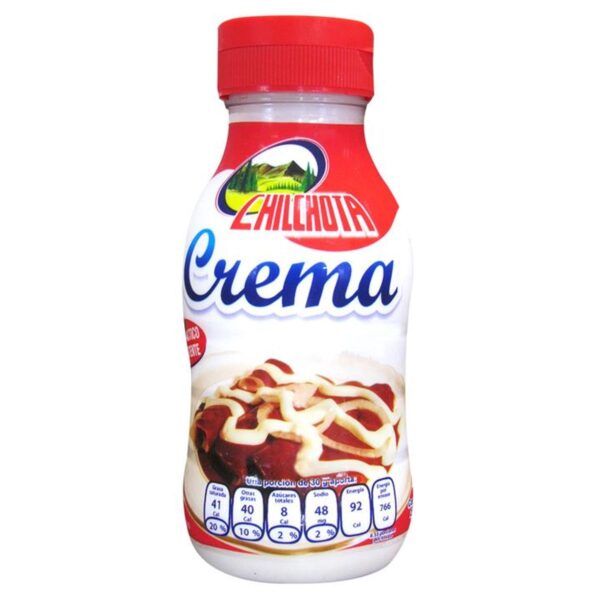 Crema Acida Liquida Chilchota 250 Ml