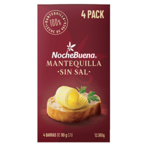 Noche Buena Mantequilla Sin Sal 4 Pack 360 g