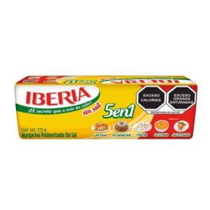Margarina Pasteurizada sin Sal Iberia 225 g