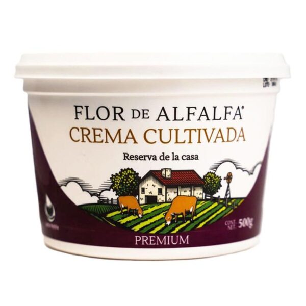 Crema Cultivada Flor de alfalfa 500 Gr 500 Gr