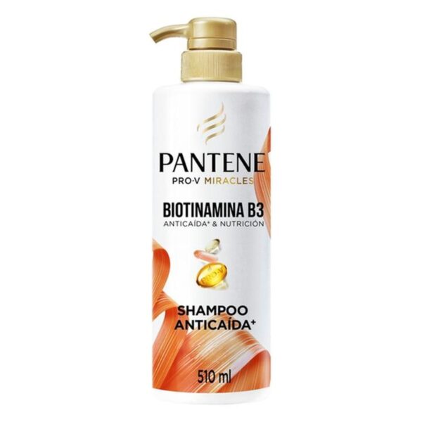 Shampoo Anticaída+ Pantene Biotinamina B3 para Cabello débil 510 ml