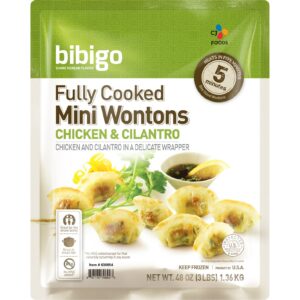 Bibigo Mini Wonton Con Pollo Y Cilantro 910 g